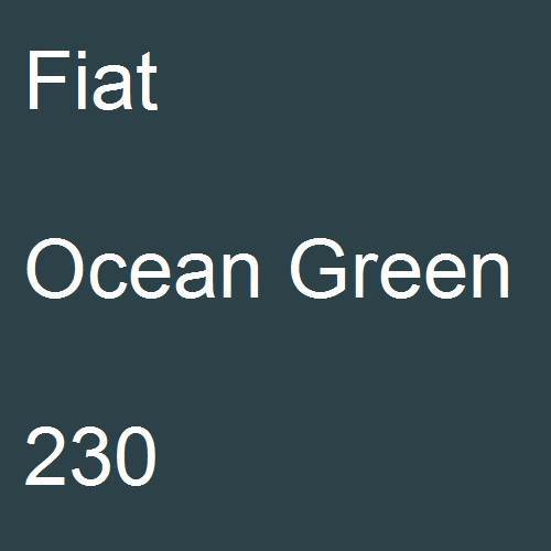 Fiat, Ocean Green, 230.